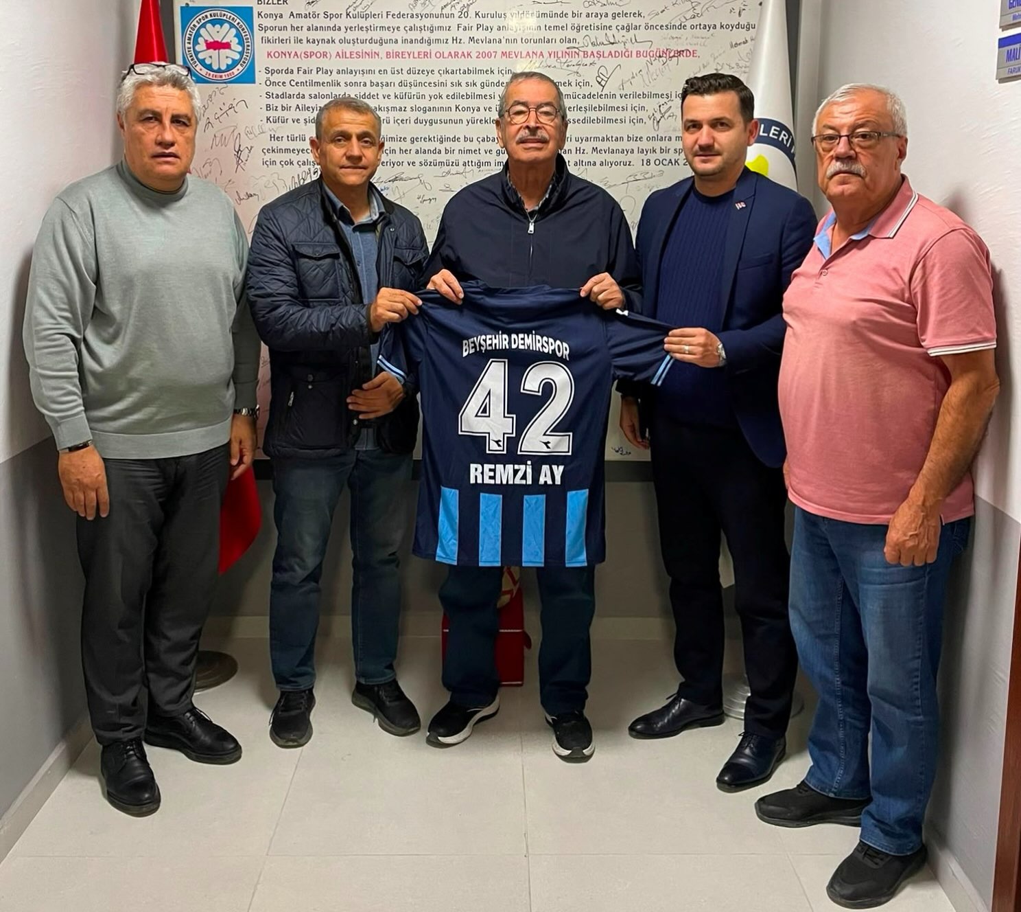 Konya Amatör Spor Kulüpleri Federasyonu Başkanlığı Ziyareti