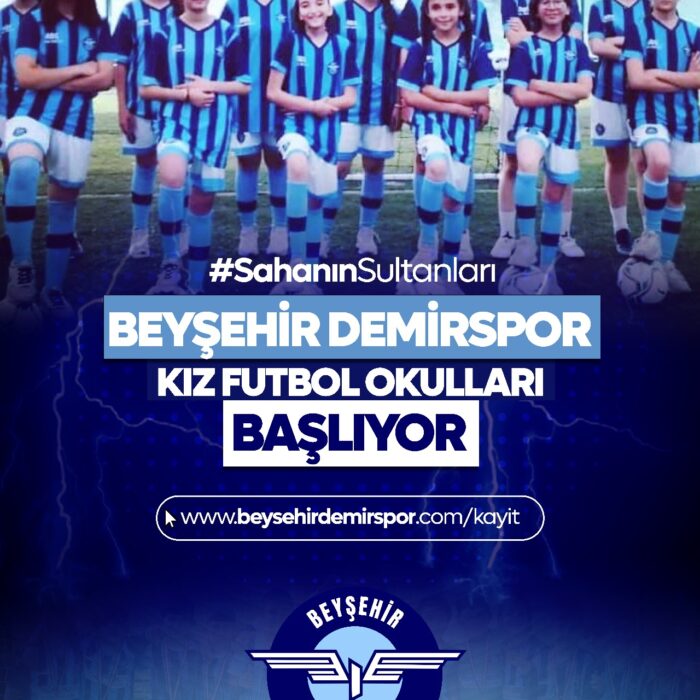 Beyşehir Demirspor Kız Futbol Okulları Başlıyor