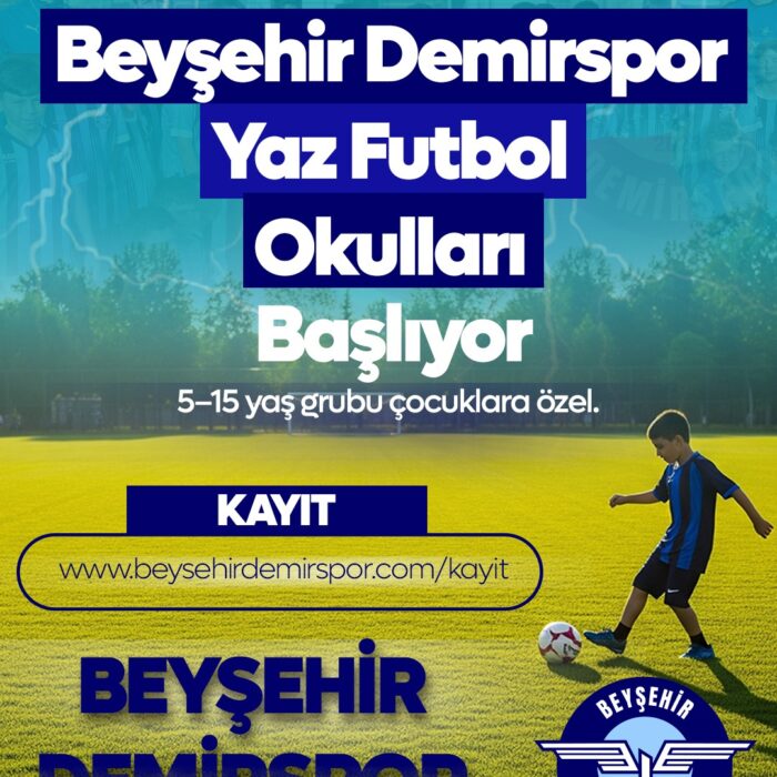 Beyşehir Demirspor Futbol Kurs Kayıtları Başladı!